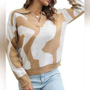 SHEIN V NECK SWEATER SIZE SMALL